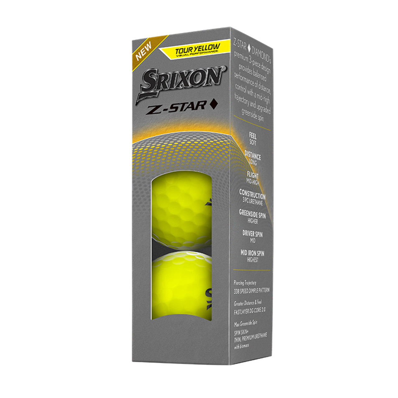Srixon Z-Star Diamond 3 Golf Balls - Maple Hill Golf
